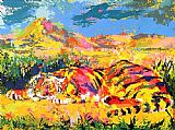 Tiger Canvas Paintings - Delacroix's Tiger